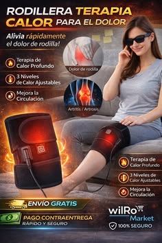 RODILLERA DE COMPRESIÓN TERMICA DE GEL